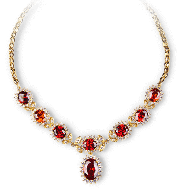 Ruby and Diamond Necklace